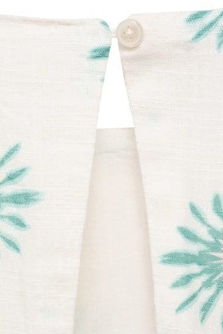 Combinaison imprimée ouvertures - Blanc