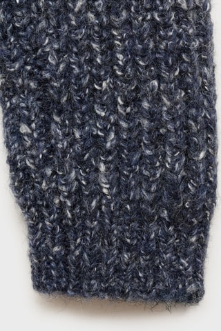 Cardigan combiné maille - Bleu marine