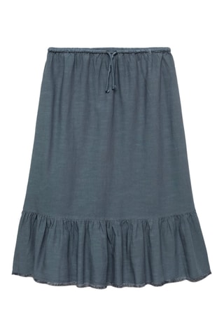Jupe longue volants - Bleu