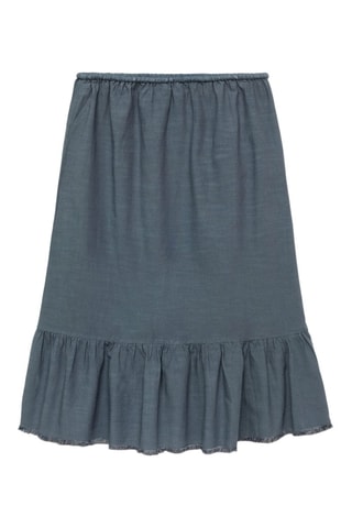 Jupe longue volants - Bleu