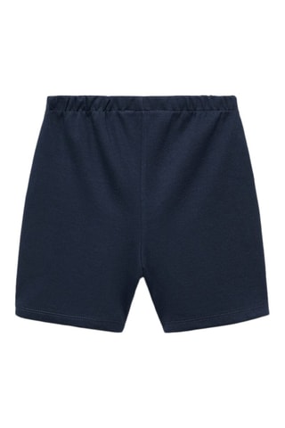 Jupe-culotte en coton - Blanc cassé