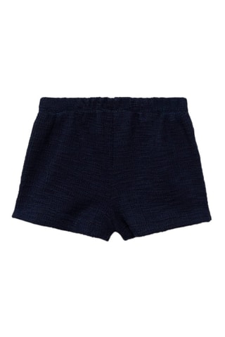 Jupe short noeud - Bleu marine