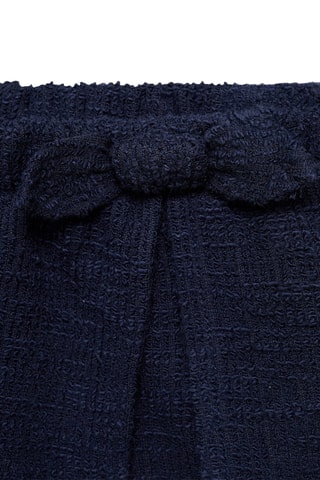 Jupe short noeud - Bleu marine