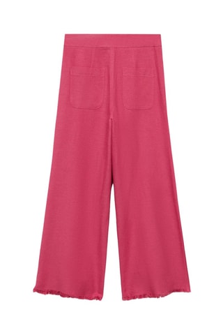 Jupe-culotte lin - Rouge