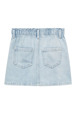 Jupe courte denim - Bleu clair