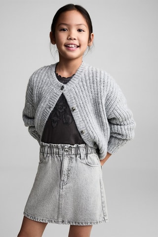 Jupe courte denim - Bleu clair