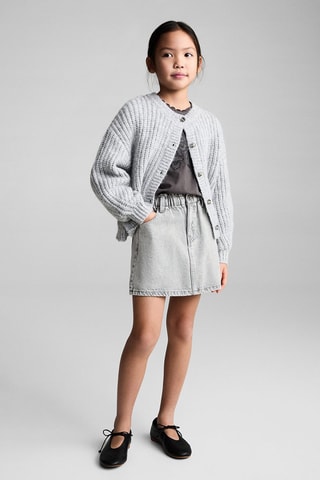 Jupe courte denim - Bleu clair