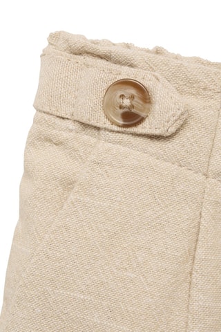 Jupe-culotte texturée - Gris clair