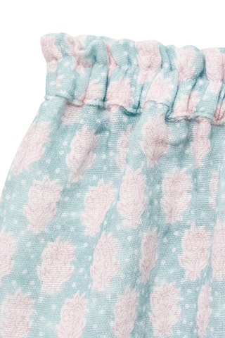 Jupe imprimée évasée - Vert d'eau