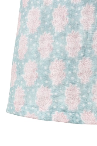 Jupe imprimée évasée - Vert d'eau