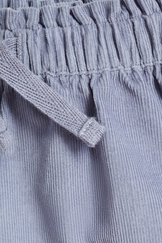 Jupe coton velours côtelé - Bleu