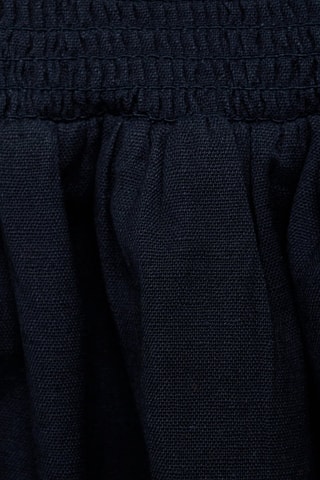 Jupe coton et lin - Bleu marine