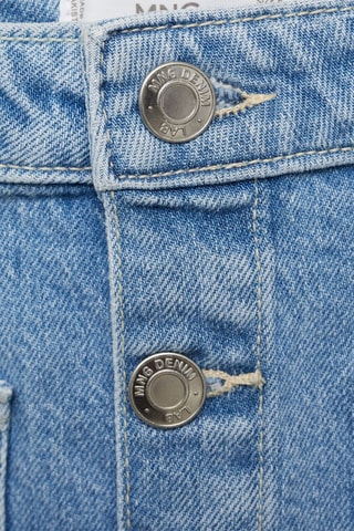 Jupe denim boutons - Bleu