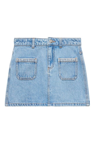 Jupe courte en jean - Bleu