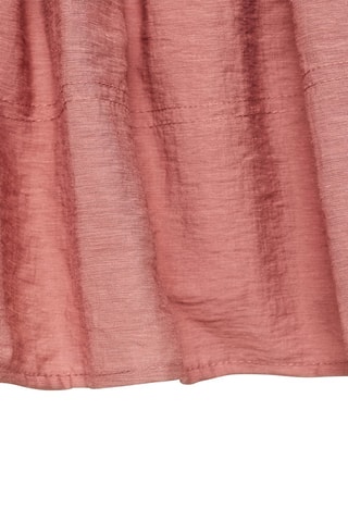 Jupe en lin taille élastique - Rose