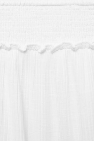 Jupe longue volants - Blanc