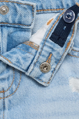 Jean skinny déchirures décoratives - Bleu clair