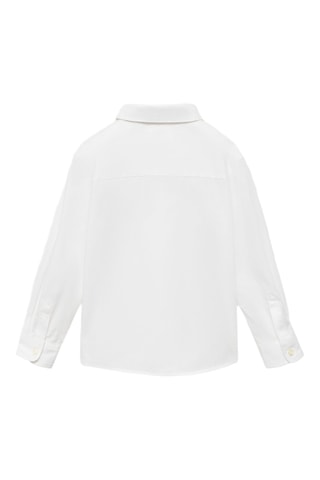 Chemise popeline coton - Blanc