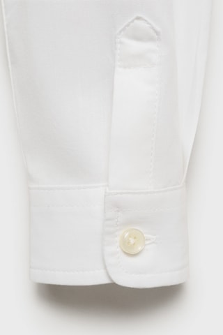 Chemise popeline coton - Blanc
