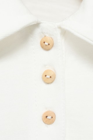 T-shirt style polo - Blanc