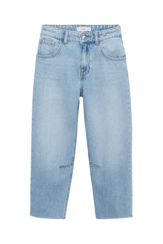 Jean balloon taille normale - Bleu