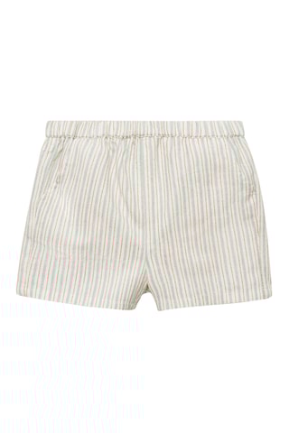 Short lin rayures - Blanc