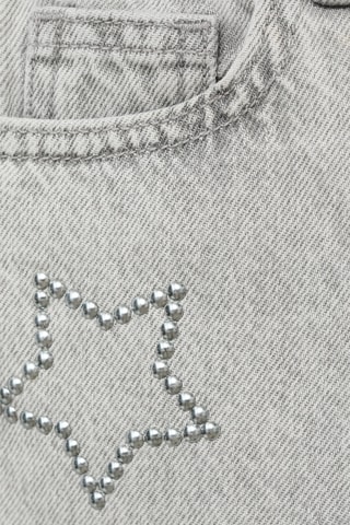 Jean wideleg étoiles - Gris