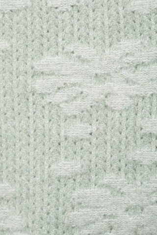 Gilet broderie fleurs - Vert clair