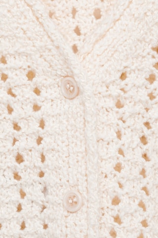 Cardigan ajouré - Écru