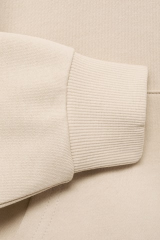 Sweat brodé et imprimé - Sable