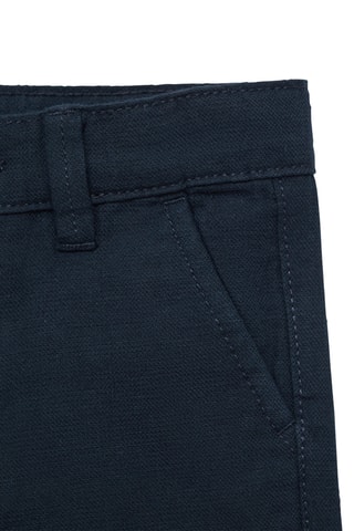 Bermuda lin et coton - Bleu marine