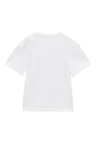 T-shirt coton relief - Blanc