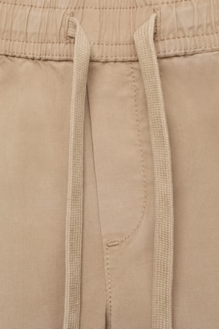 Pantalon taille élastique - Marron