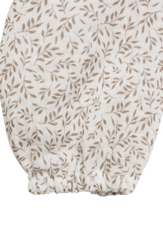 Blouse en coton imprimée - Blanc