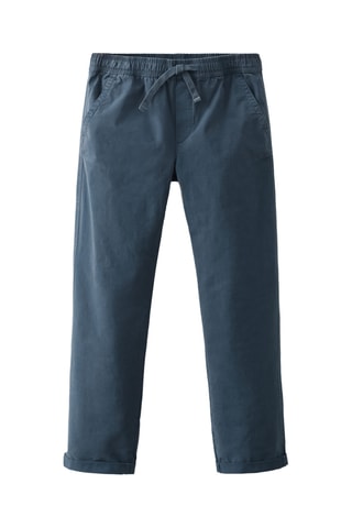 Pantalon taille élastique - Bleu marine