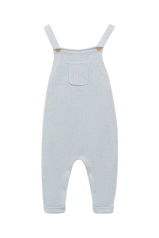 Salopette longue maille - Bleu céleste