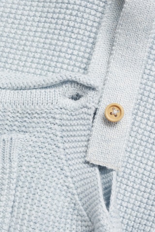 Salopette longue maille - Bleu céleste