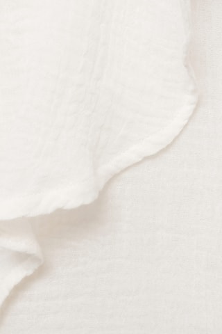 Chemise plissée volants - Écru