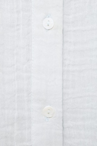 Chemise plissée volants - Bleu céleste