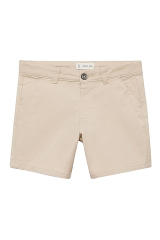 Bermuda coton - Blanc