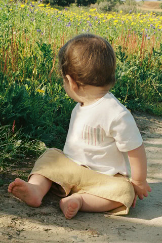 T-shirt poche plaquée - Blanc