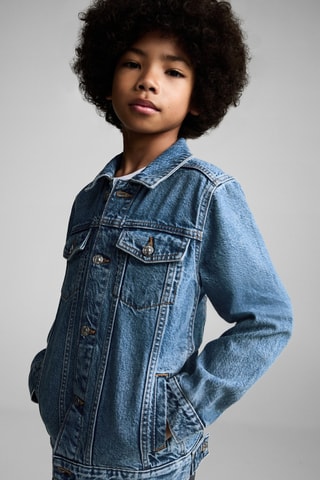 Blouson en jean - Bleu