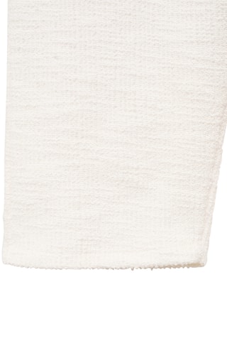 Pantalon droit tweed - Blanc