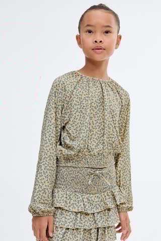 Blouse en imprimé floral - Vert