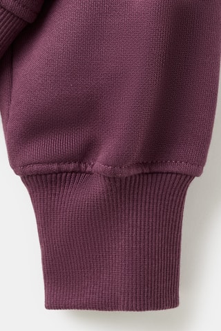 Sweat-shirt coton imprimé - Rouge