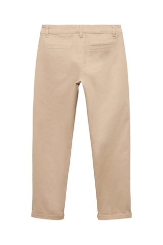 Pantalon chino uni - Sable