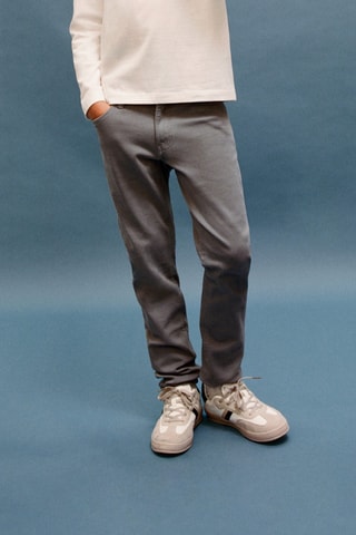 Pantalon droit - Bleu