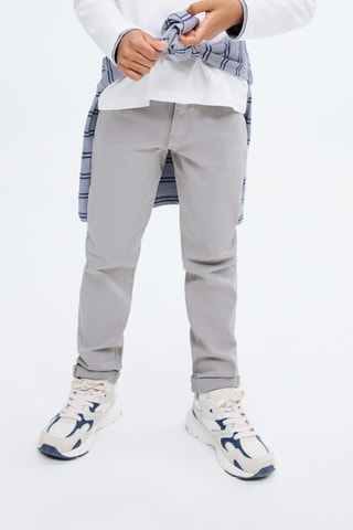 Pantalon droit - Gris clair