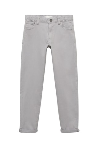 Pantalon droit - Gris clair