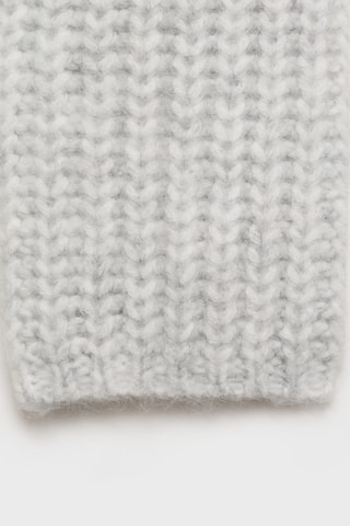 Cardigan maille boutons - Gris clair